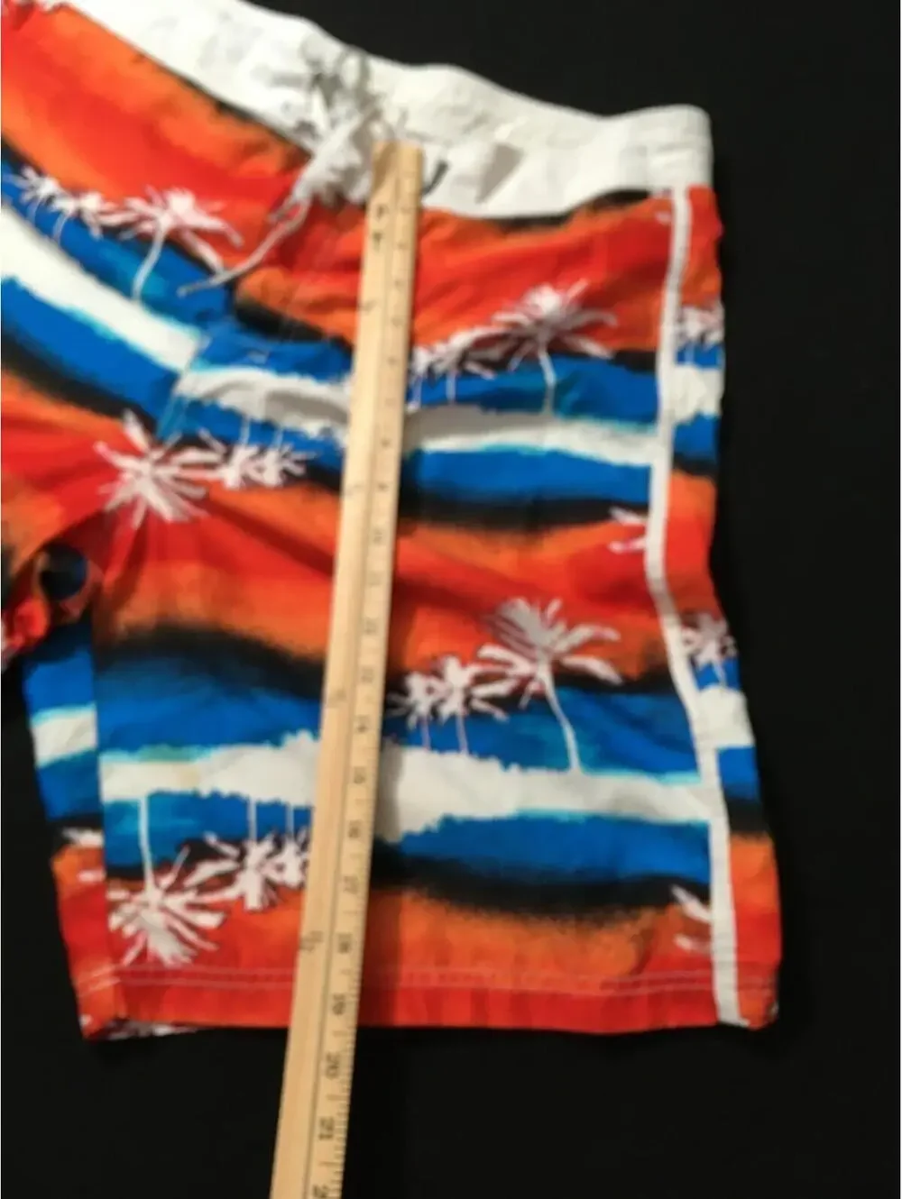 Joe Boxer Board Shorts Swim Trunks Mens Large palms tropical Lined - Picture 10 of 15